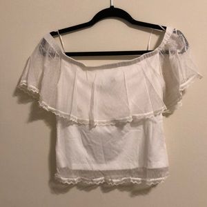 H&M off the shoulder crop top